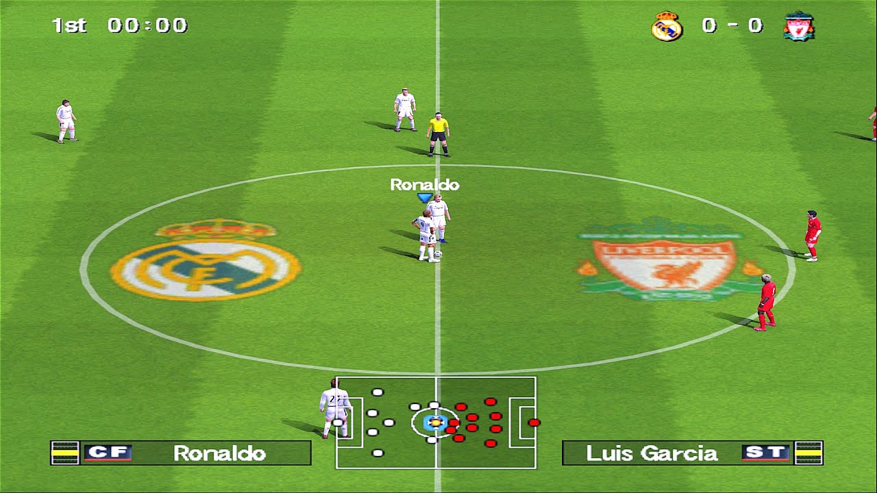Winning Eleven 10 — Реал Мадрид против Ливерпуля | PS2