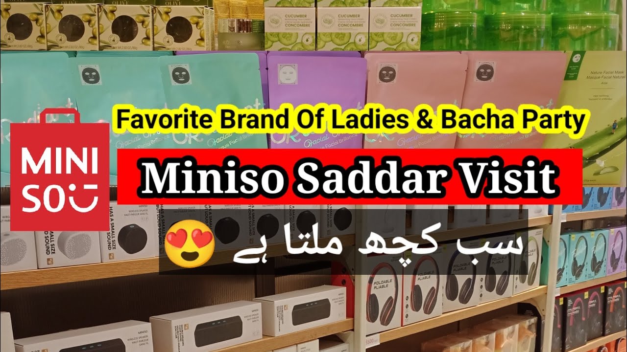 Miniso Saddar Rawalpindi | Miniso Pakistan | Miniso Latest Collection |Miniso Umbrella |Kamran Malik
