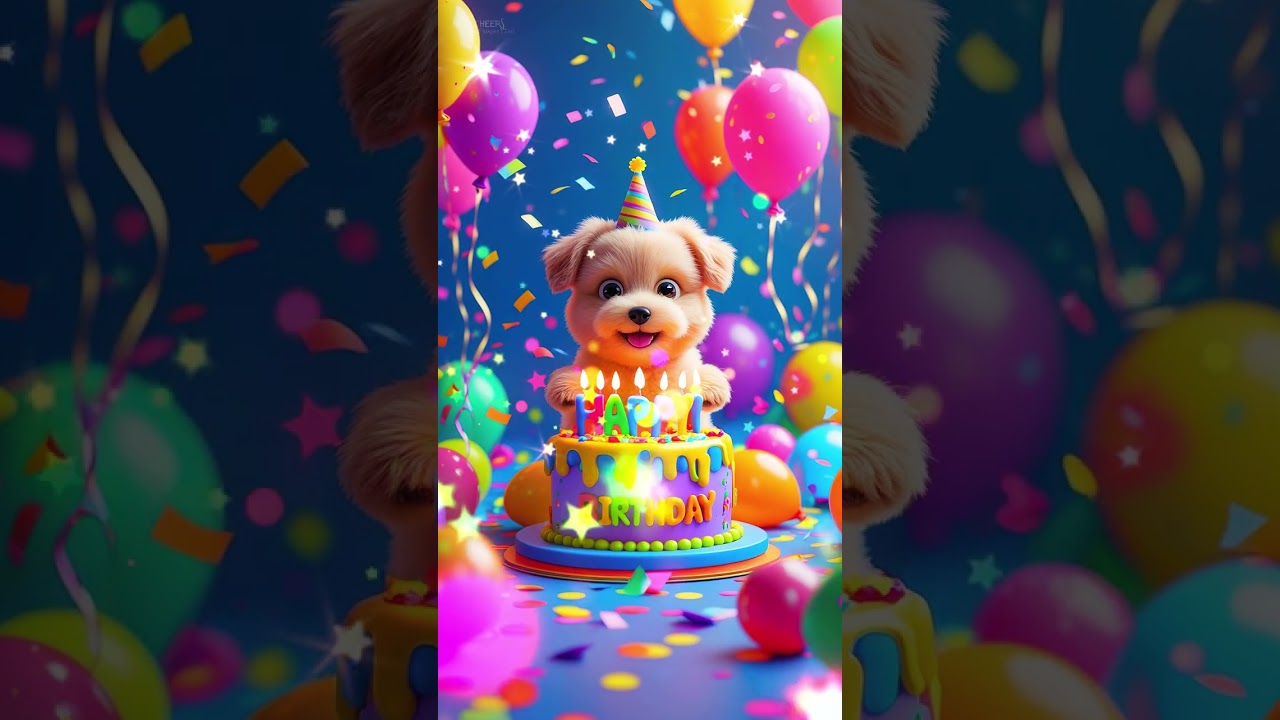 Dogs Singing Happy Birthday  | Cute Barking Birthday Song🎵🐾