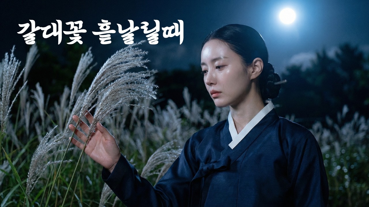 🌾 갈대꽃 흩날릴 때 - 눈물샘 자극하는 기다림 이별 정통 트로트 🌕 | 7080트로트 | 중년트로트