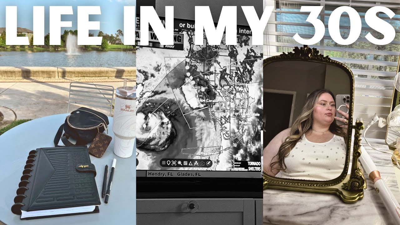 LIFE IN MY 30S: Prepping For Hurricane Milton, Cozy Crock Pot Dinner, Relaxing Week In My Life