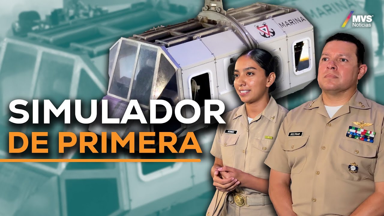 SEMAR, así entrena la MARINA: el IMPRESIONANTE SIMULADOR de RESCATE en el océano
