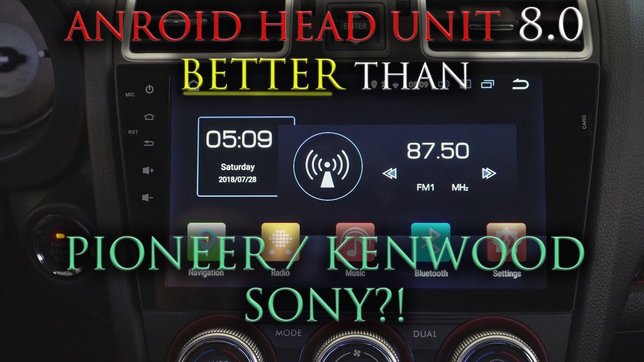 Perfection? - Android Head unit 8.0 (Seicane)