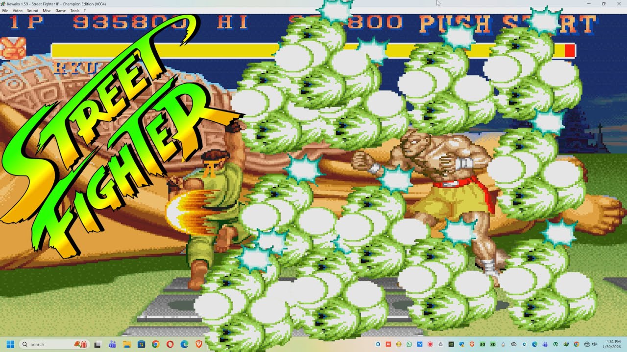 Ryu Street Fighter 2 Champion Edition 4K