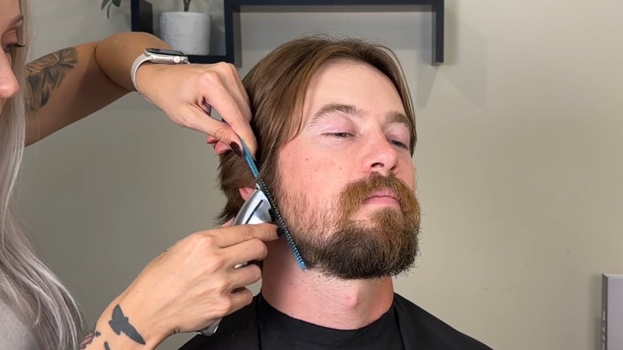 How To Trim A Beard And Mustache (Clipper Over Comb)