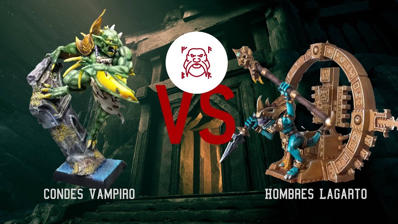 Condes Vampiro vs Hombres Lagarto | Warhammer Fantasy | 2000p 6a edici&oacute;n MDNR