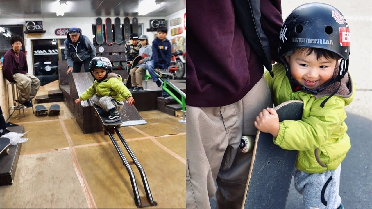 2 YEAR OLD BABY SKATE PROGRESSION