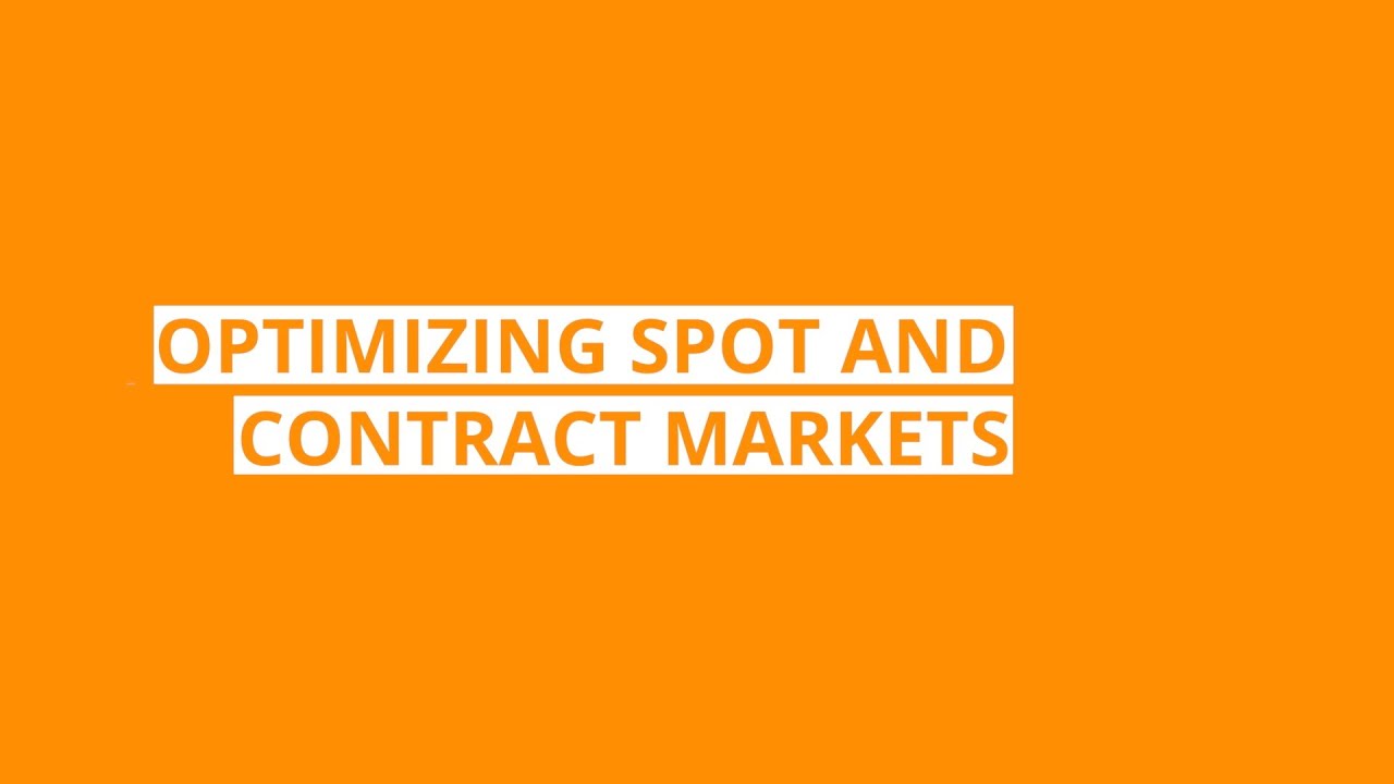 Optimizing Spot and Contract Markets