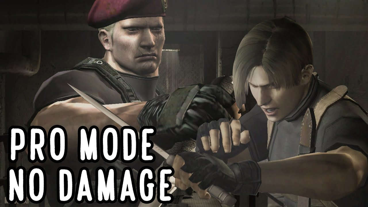 Resident Evil 4 - Jack Krauser Boss Fight (No Damage + Professional Mode)