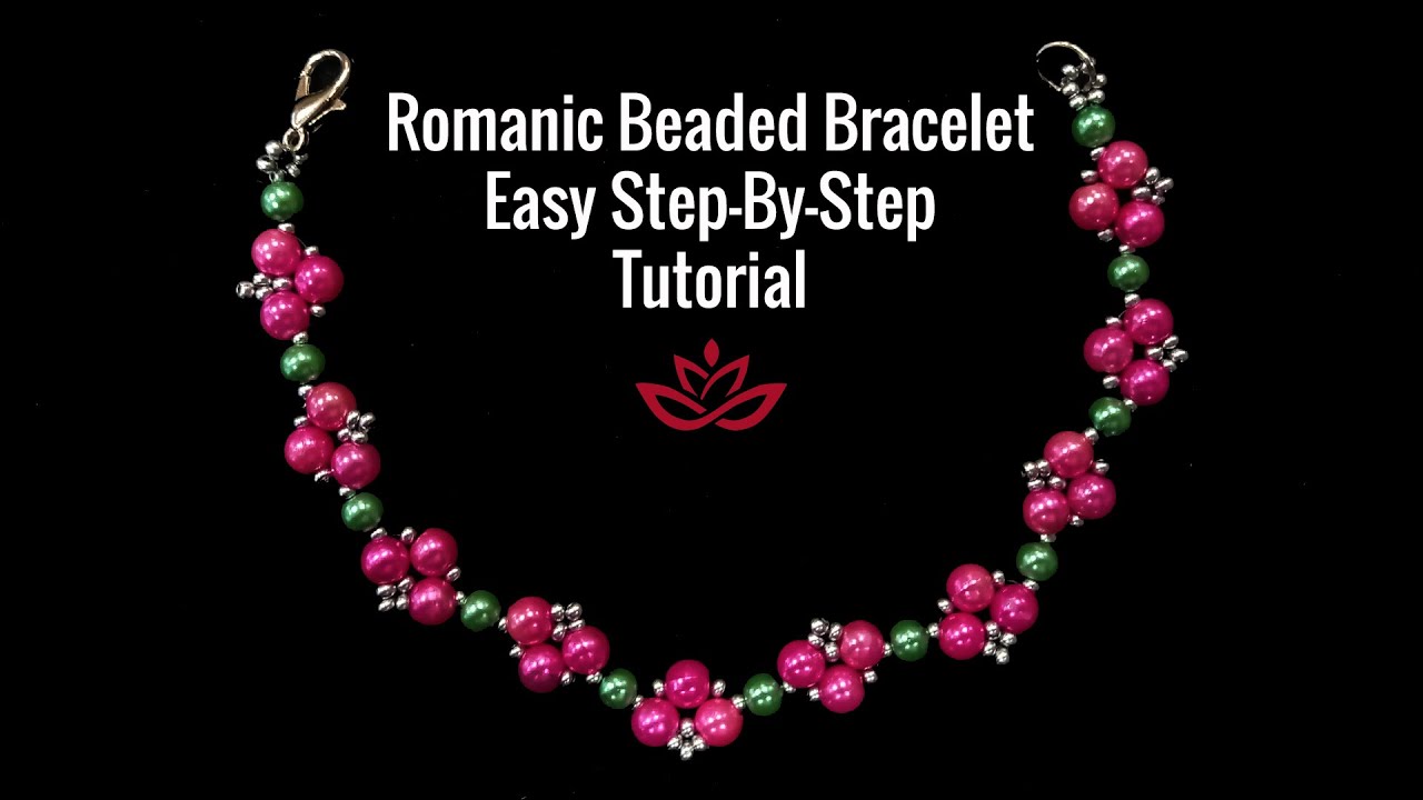 Romantic Beaded Bracelet. St. Valentine's Day Tutorial