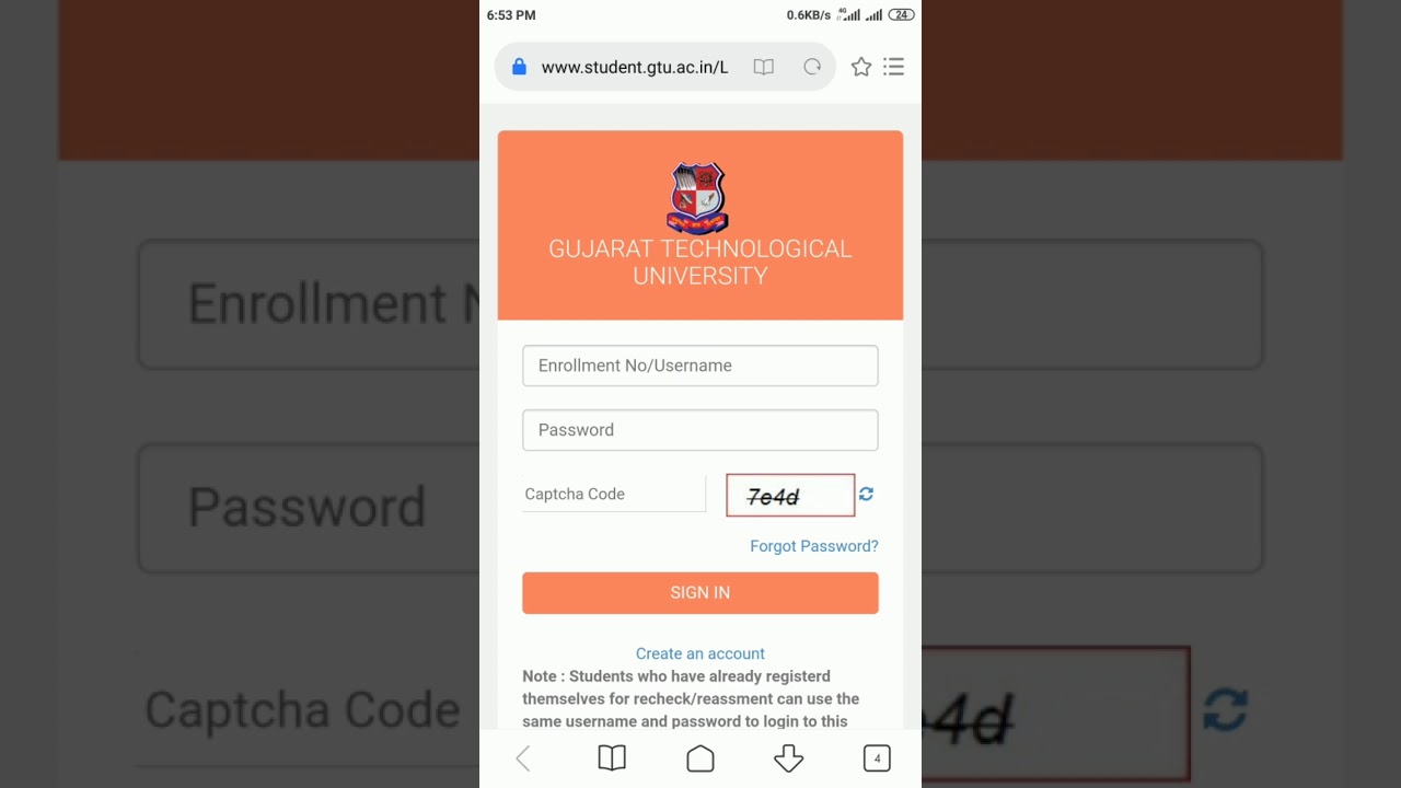 GTU Portal#change your Mobile Number#Forget Password