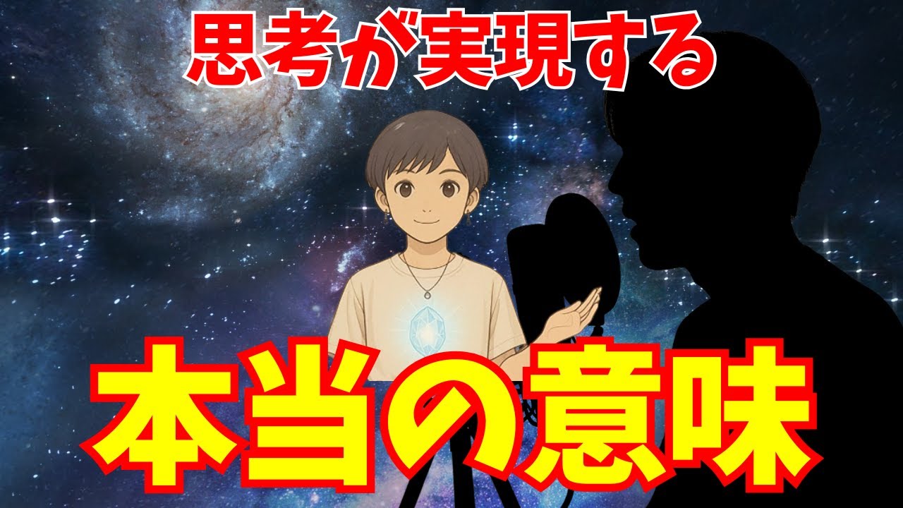 思考が現実化するの本当の意味はこれだった！