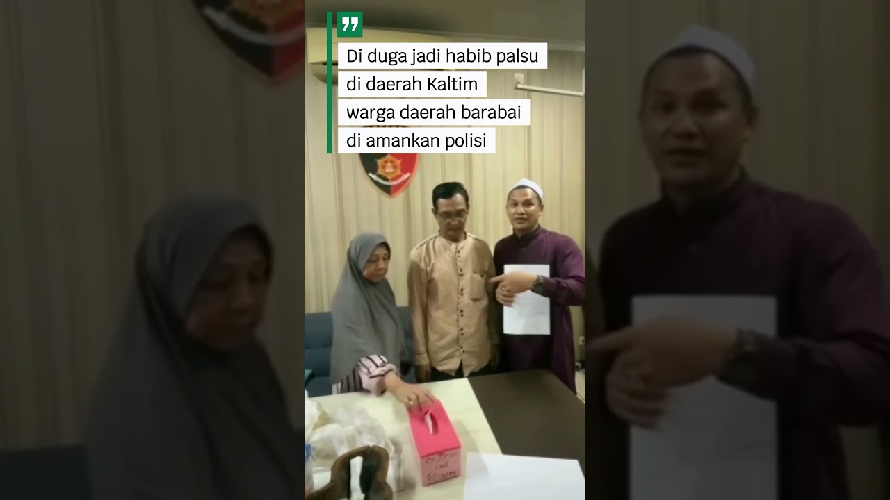 klarifikasi warga barabai yang jadi habib palsu