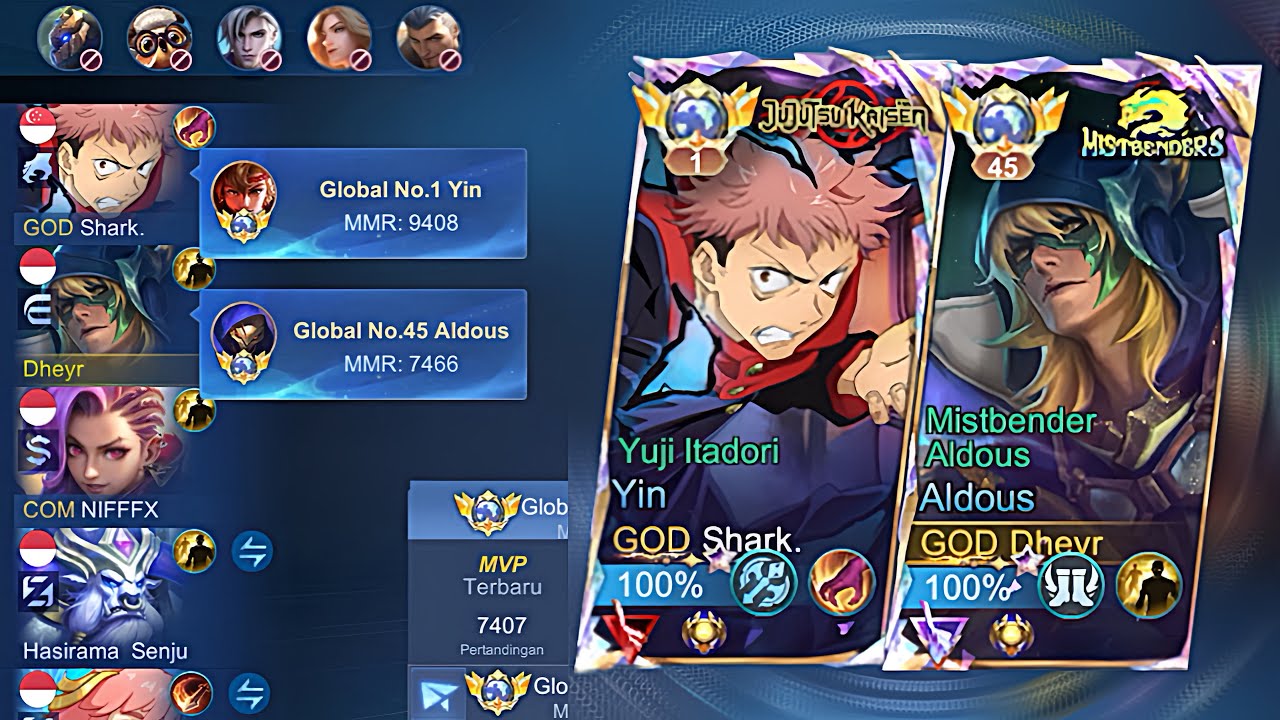 Nyobain Duo Ranked Bareng Top Global 1 Yin! Malah Ketemu Musuh Top Global Zhask ?!