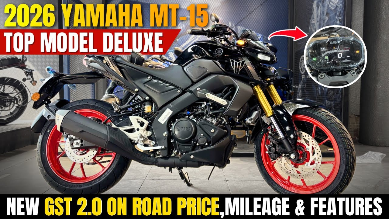 2026 Yamaha MT-15 Top Model Deluxe Review😱| New GST 2.0 Price,Mileage & Features 