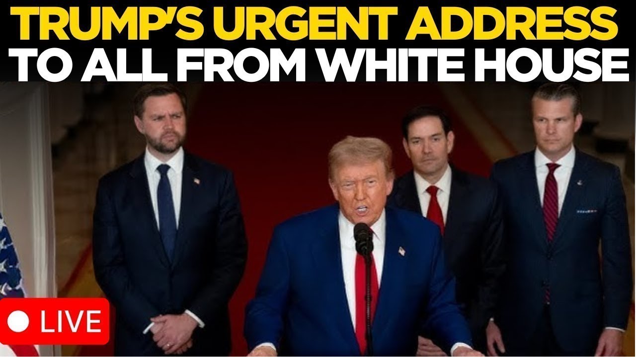 Donald Trump LIVE: Trump's Stunning Announcement | Trump Latest News LIVE | US News | White House