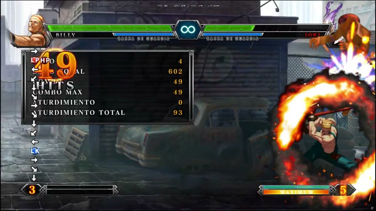 COMBOS BILLY KANE KOF13 GB (STEAM)