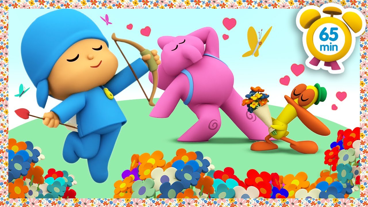 POCOYO MAGYARUL – 🌹VALENTIN NAPI VIRÁGOK🌹 | [65 perc] Teljes Epizódok | Rajzfilm gyerekeknek