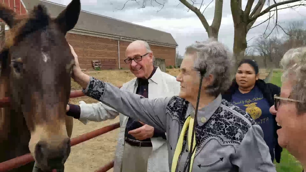 Dr. Temple Grandin visits Saul High School
