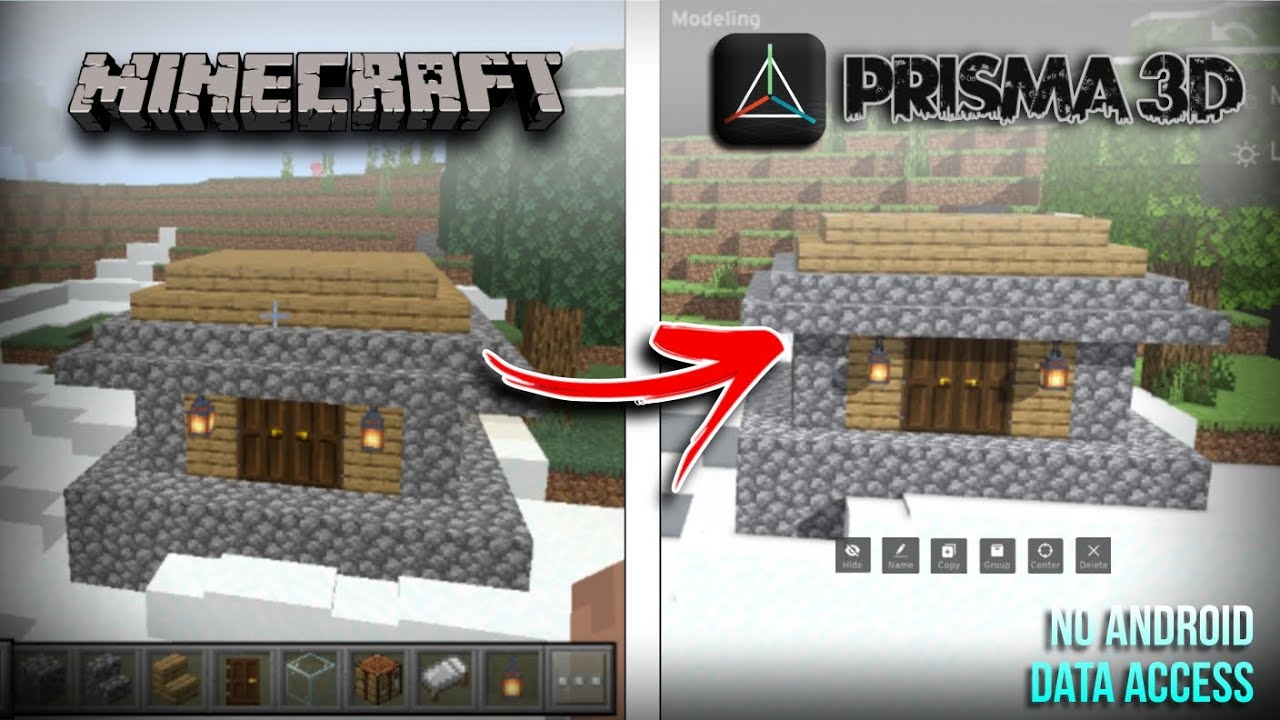 Как преобразовать мир Minecraft в 3D-модель с помощью мобильного устройства. // Учебное пособие //