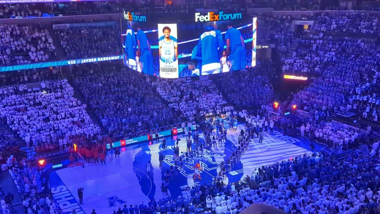 Memphis vs Houston Basketball Intro 03/05/2023
