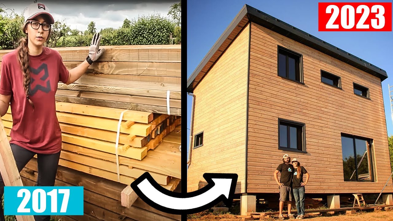 TIMELAPSE CONSTRUCTION COMPLETE MAISON BOIS / AMAZING TIMELAPSE RENOVATION WOODEN HOUSE