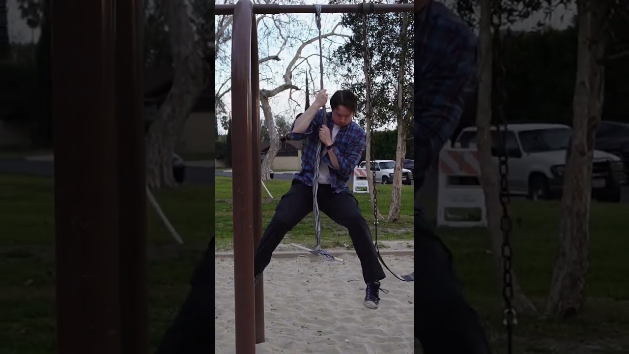 Making a duct tape swing