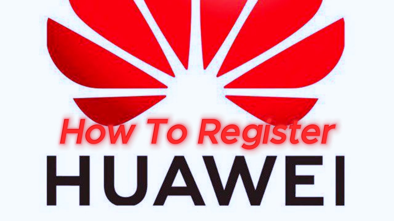 how to register huawei academy step by step.
