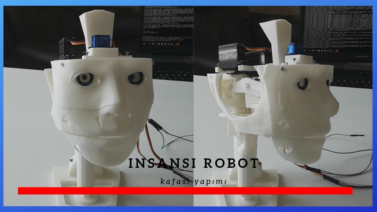 İnsansı Humanoid Robot Yapımı  (Bölüm1 (Kafa Kısmı))