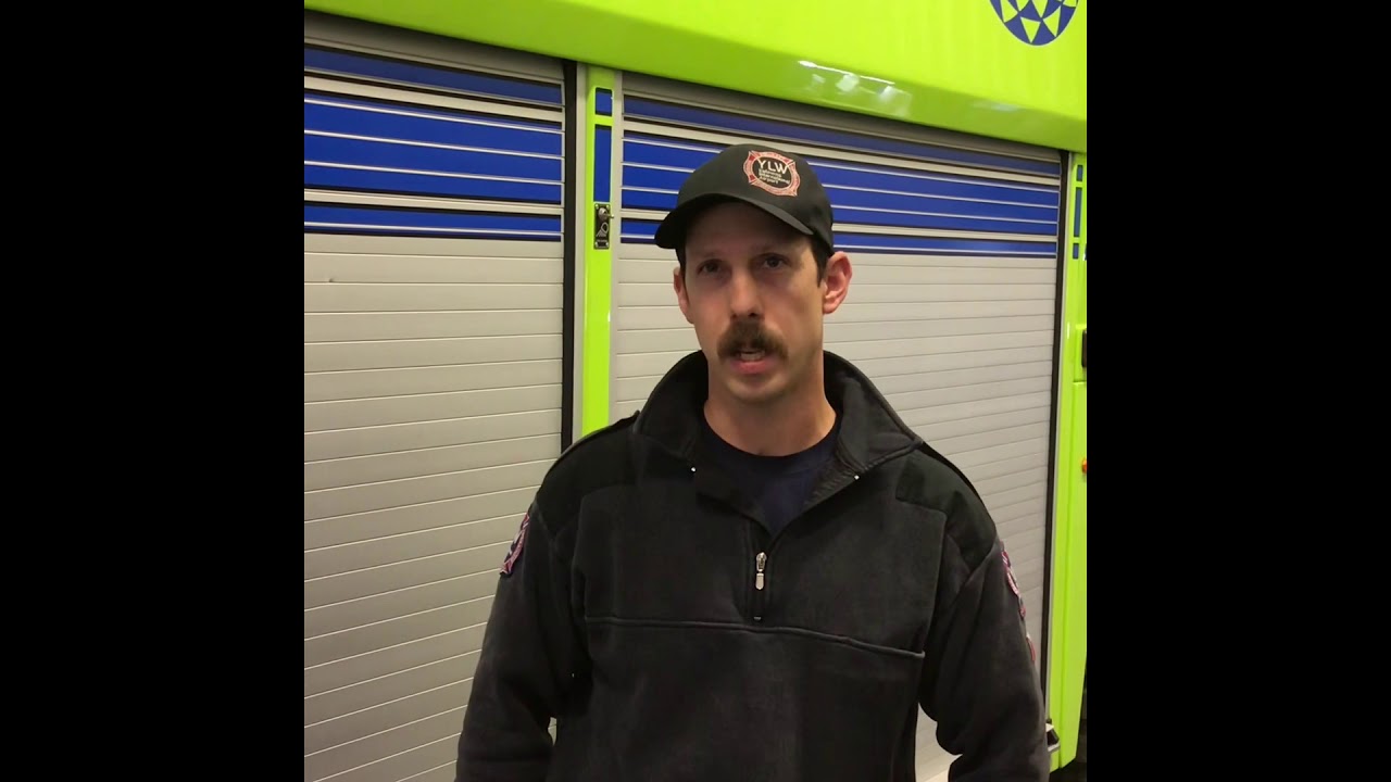 ARFF Training, Striker dry chemical valve exercise