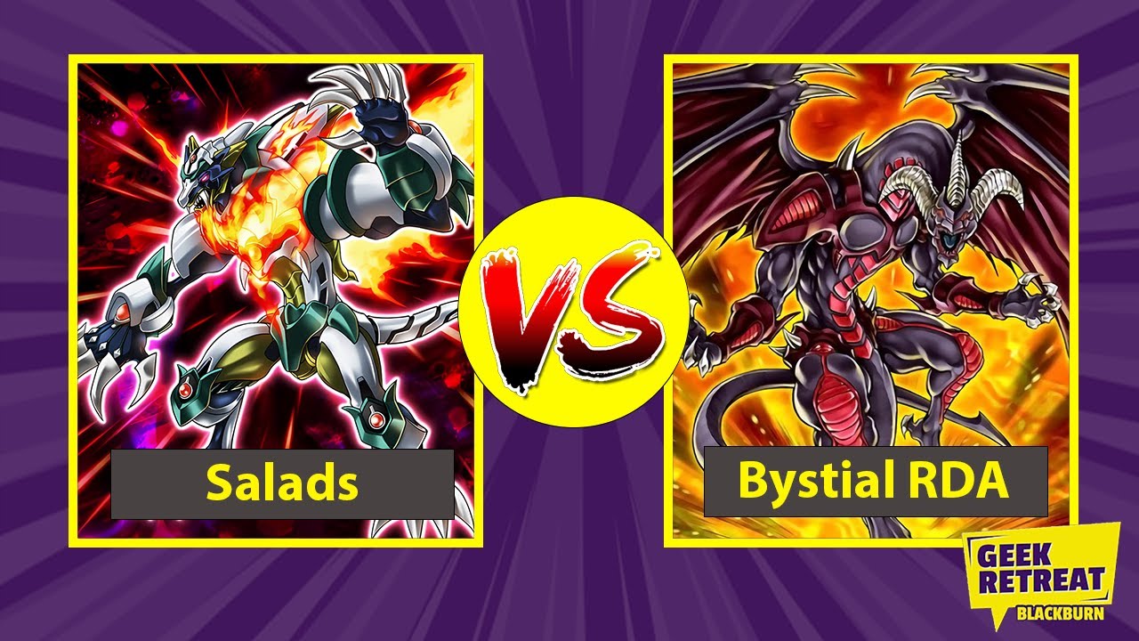 Geek Retreat: YuGiOh! tournament Round 3 Salamangreats vs Bystial Red Dragon Archfiend