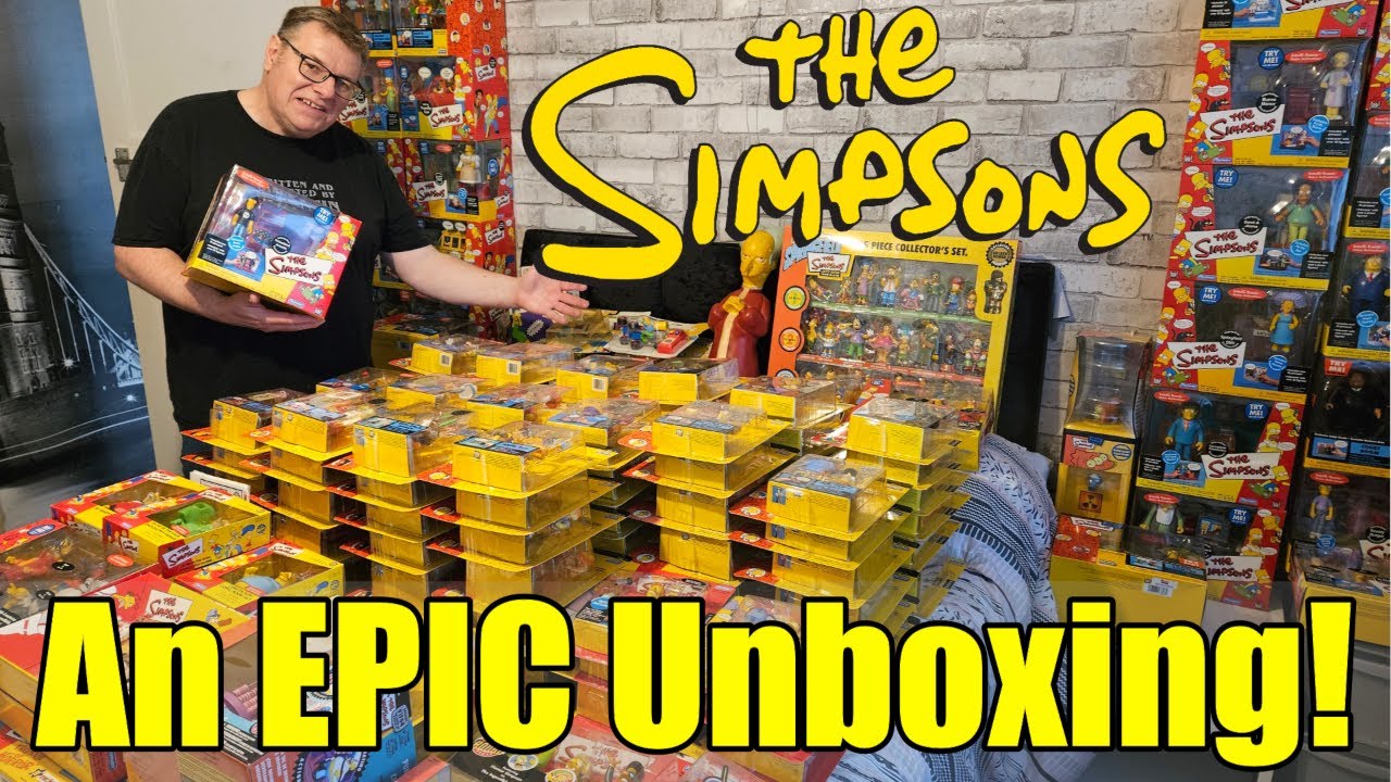 An EPIC - 28 Box - Vintage SIMPSONS - World of Springfield - Unboxing - It's INSANE!