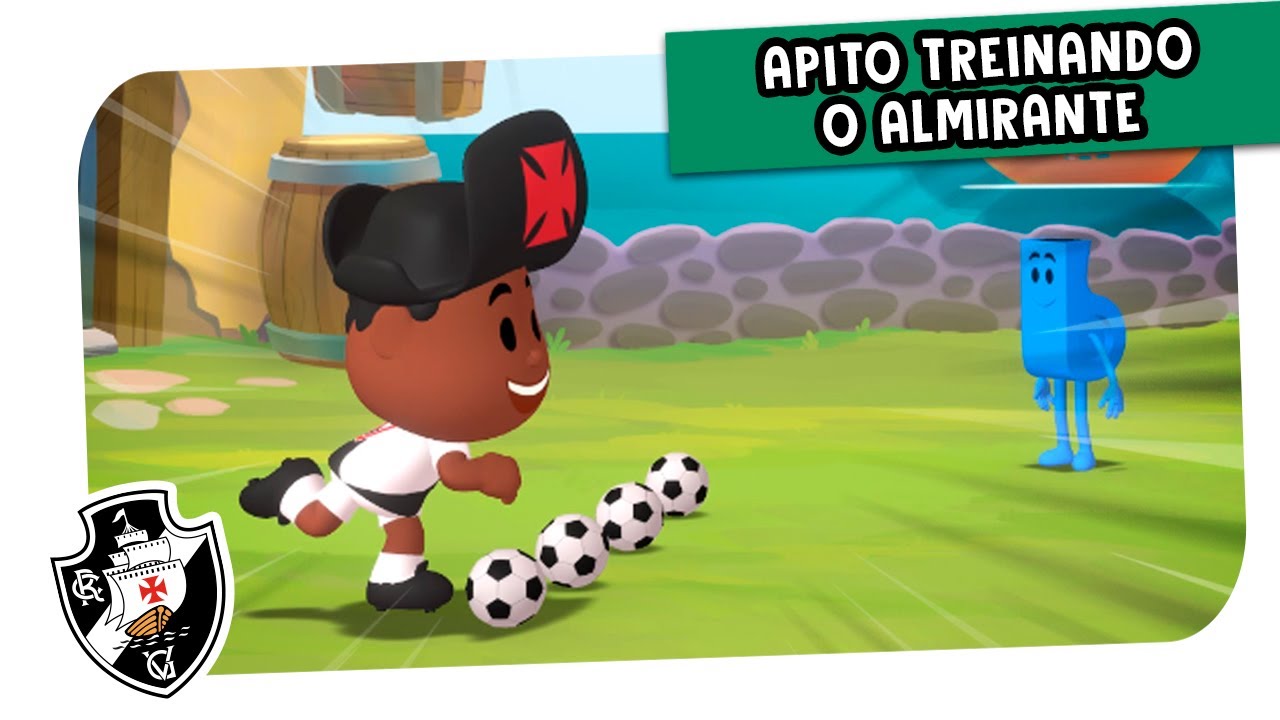 Apito treinando o Almirante - Liga dos Mascotes - Vasco EP 21