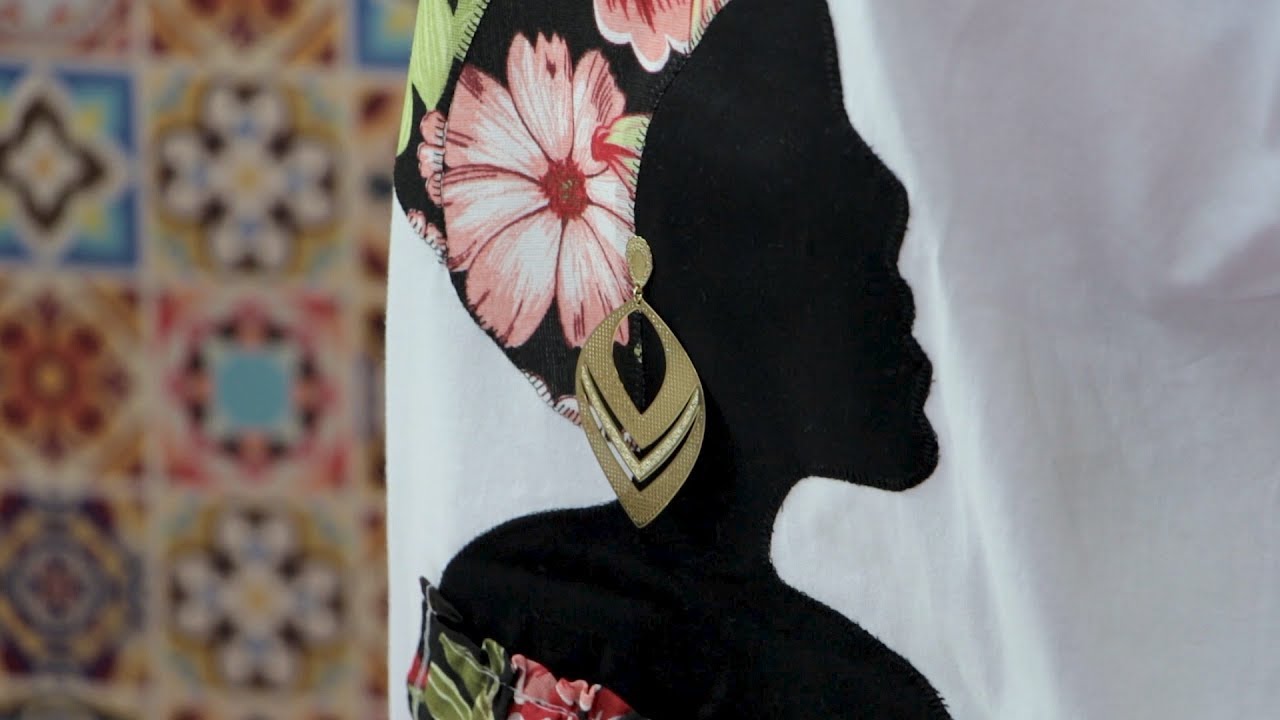 PATCH APLIQUÊ em CAMISA com NILZA BÁRBARA