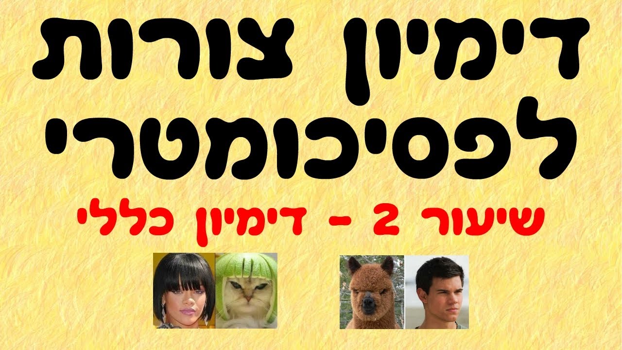 דמיון צורות לפסיכומטרי 2