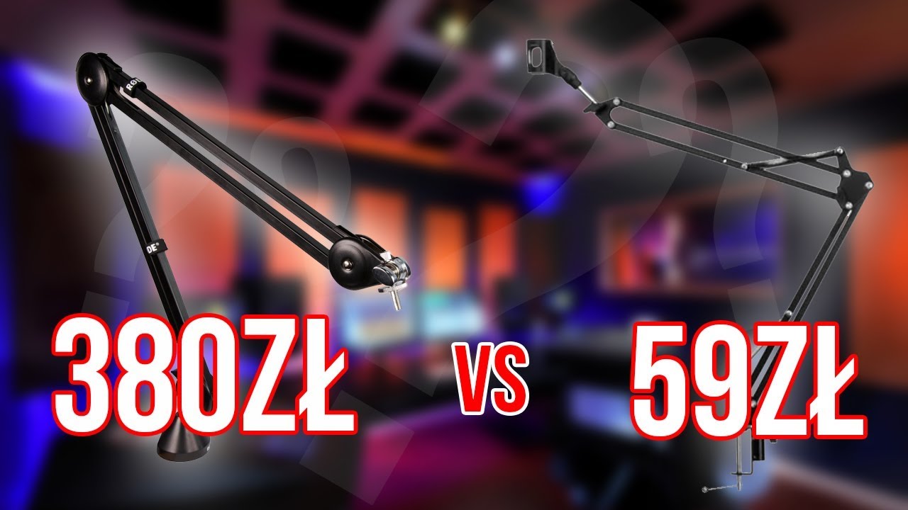 JAKIE RAMIĘ MIKROFONOWE WYBRAĆ? 🎤 RODE PSA 1 vs. Chińczyk za 59zł