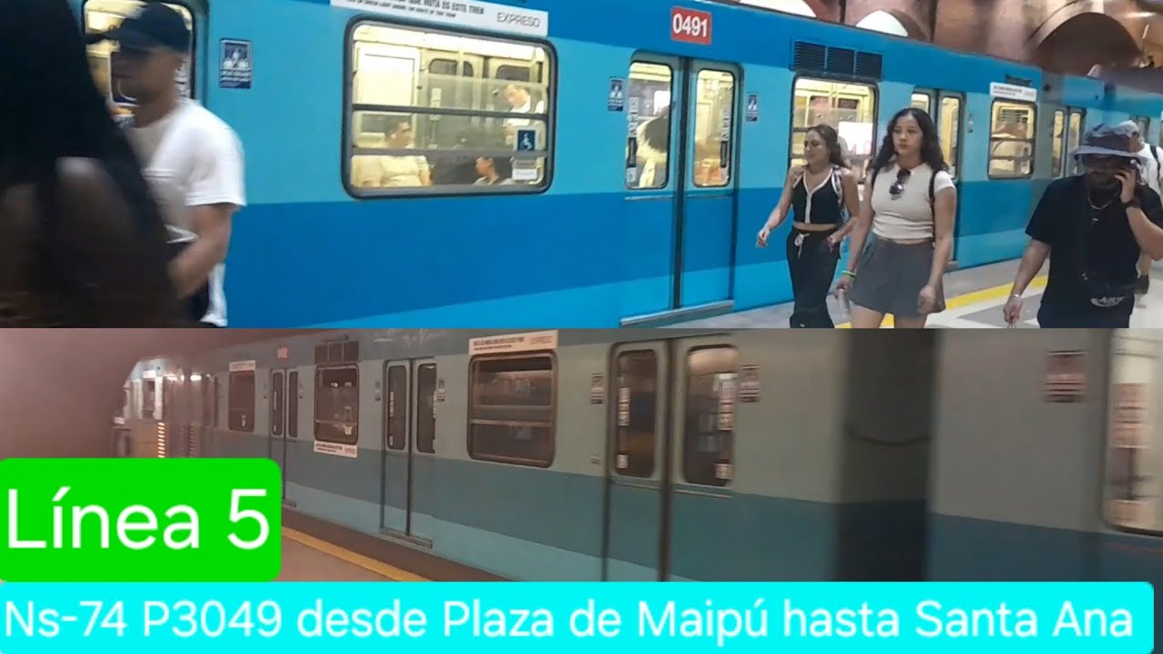 Metro de Santiago | Ns-74 Plaza de Maipú Hasta Santa Ana | Línea 5