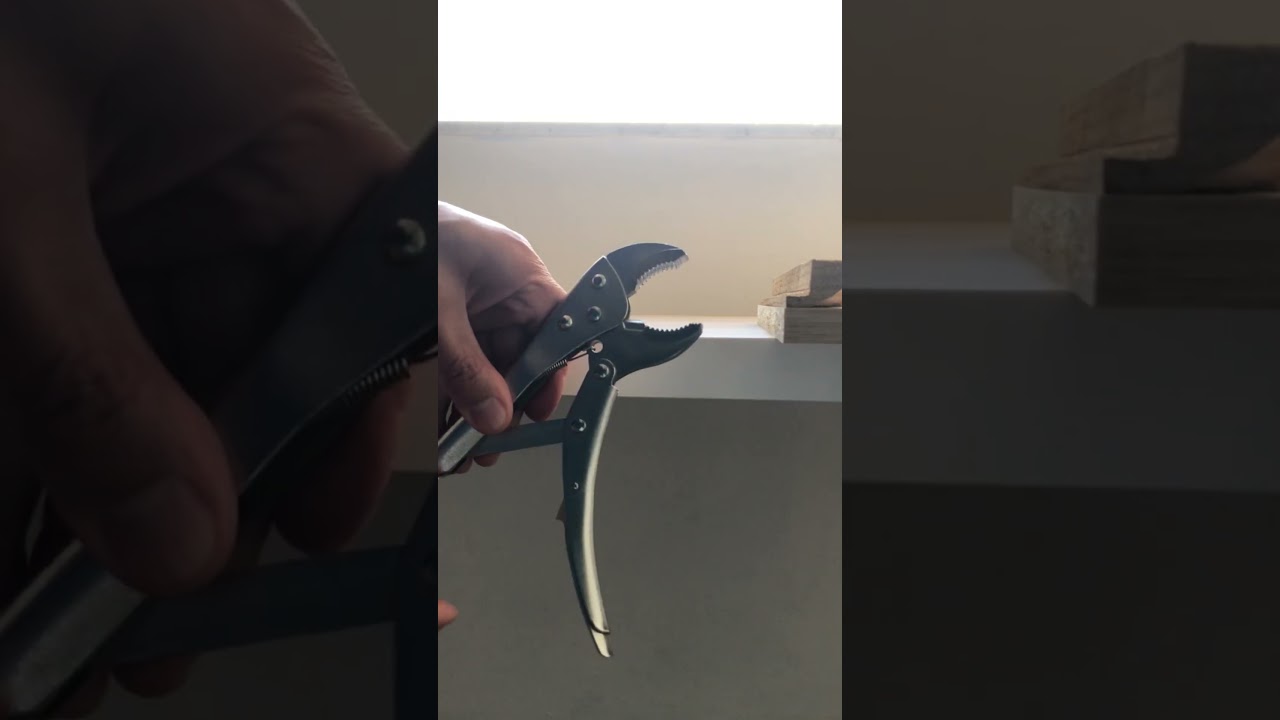 How to Use Locking Pliers (Vise-Grips , Mole Wrench , Mole Grips) #shorts