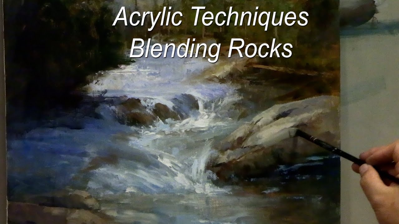 Acrylic Painting Techniques for Blending Rocks