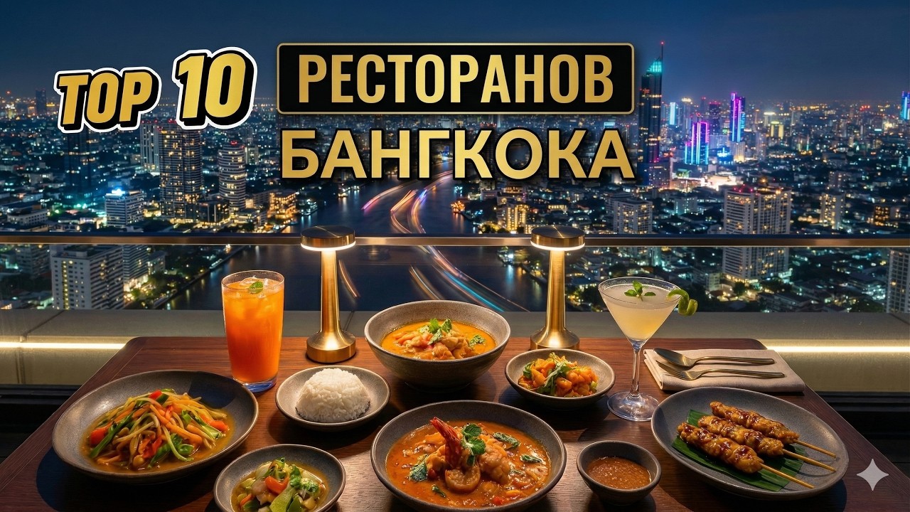 TOP 10 restaurants in BANGKOK/ наш топ 10 ресторанов Бангкока