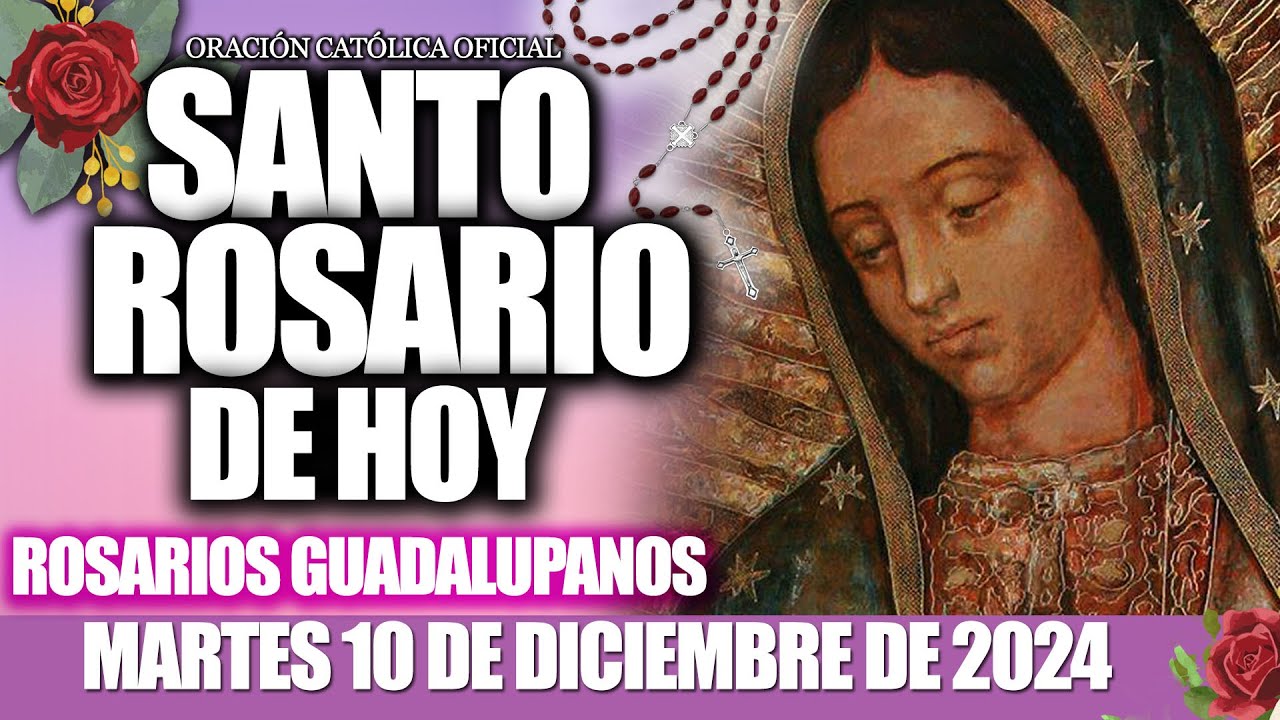 EL SANTO ROSARIO DE HOY MARTES 10 DE DICIEMBRE DE 2024✟MISTERIOS DOLOROSOS✟📿 EL SANTO ROSARIO DE HOY