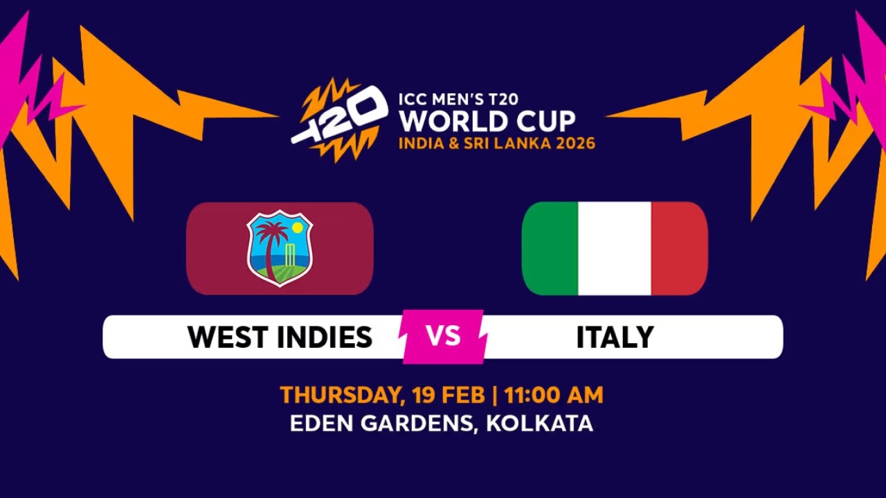 ICC T20 World Cup 2026 | Match 37 | West Indies vs Italy
