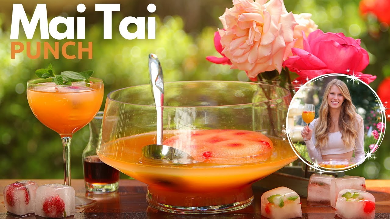 Mai Tai | Party Punch | Party Cocktails | BEST Summer Drinks | Summer Punch Recipes