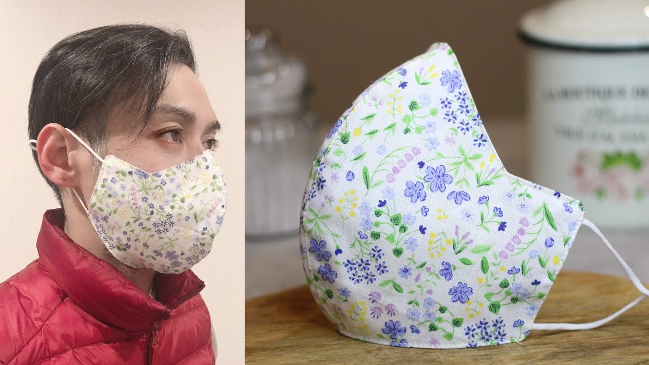 Новинка🌸 Учебное пособие по пошиву легкой маски для лица - двусторонняя двусторонняя маска