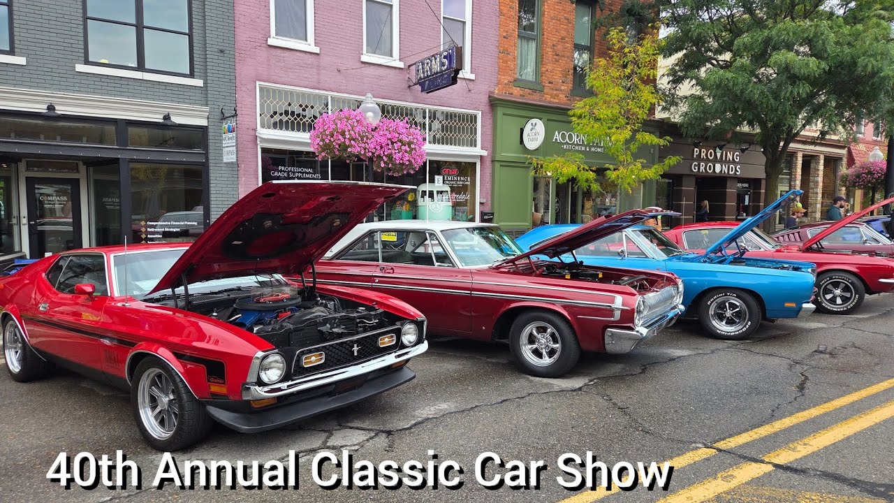2025 Milford Classic Car Show - Downtown Milford, Michigan 