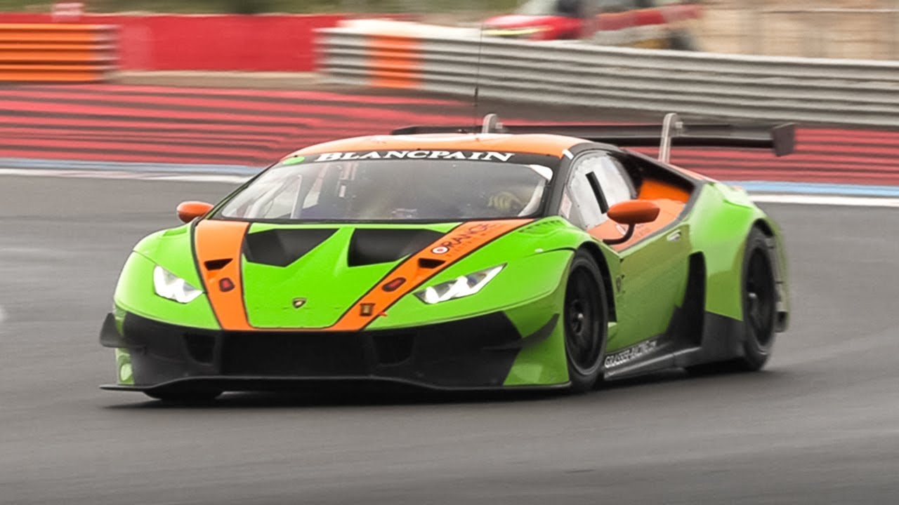 Lamborghini Huracan GT3 Evo testing at Circuit Paul Ricard!