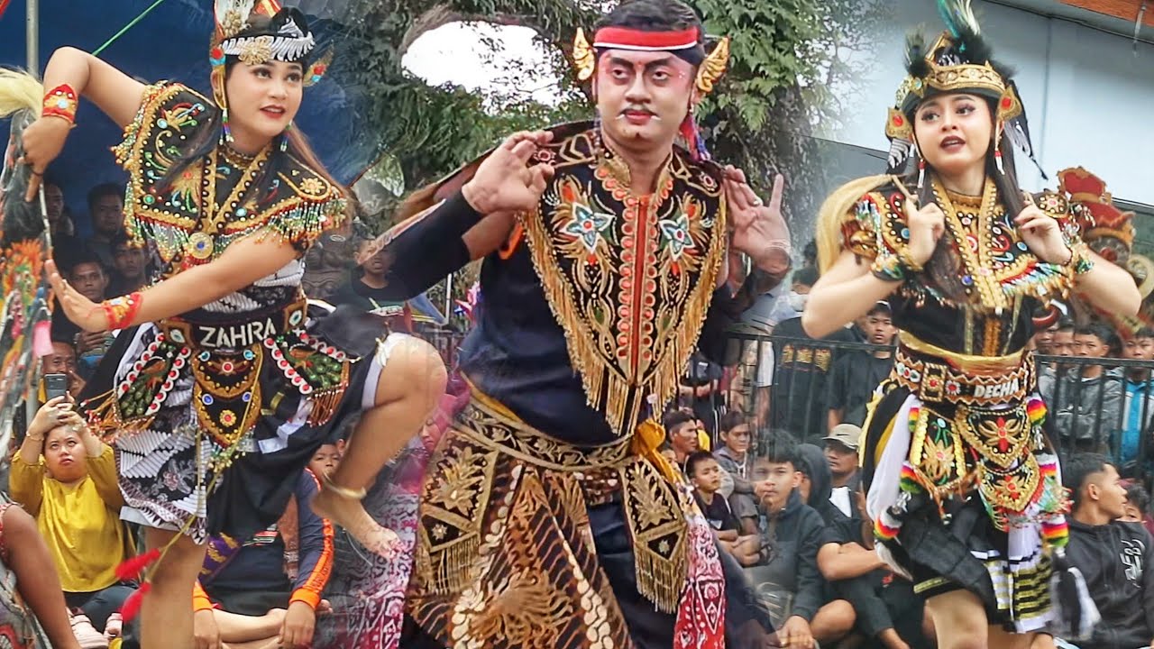 Adu Solah Enerjik Mas Bondan Permadi -Zahra-Decha Celeng Srenggi Jaranan Nogo Pertolo Di Ngebel