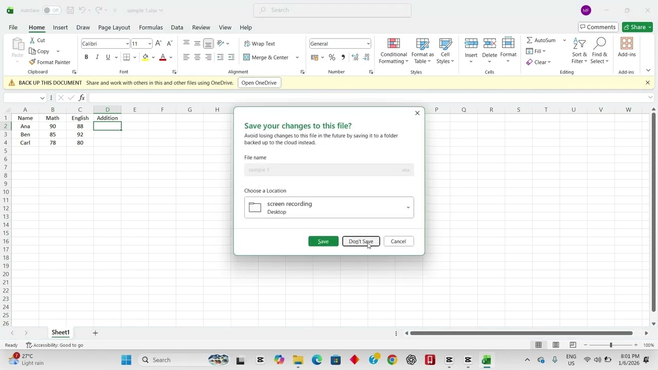 Introduction to Basic Excel