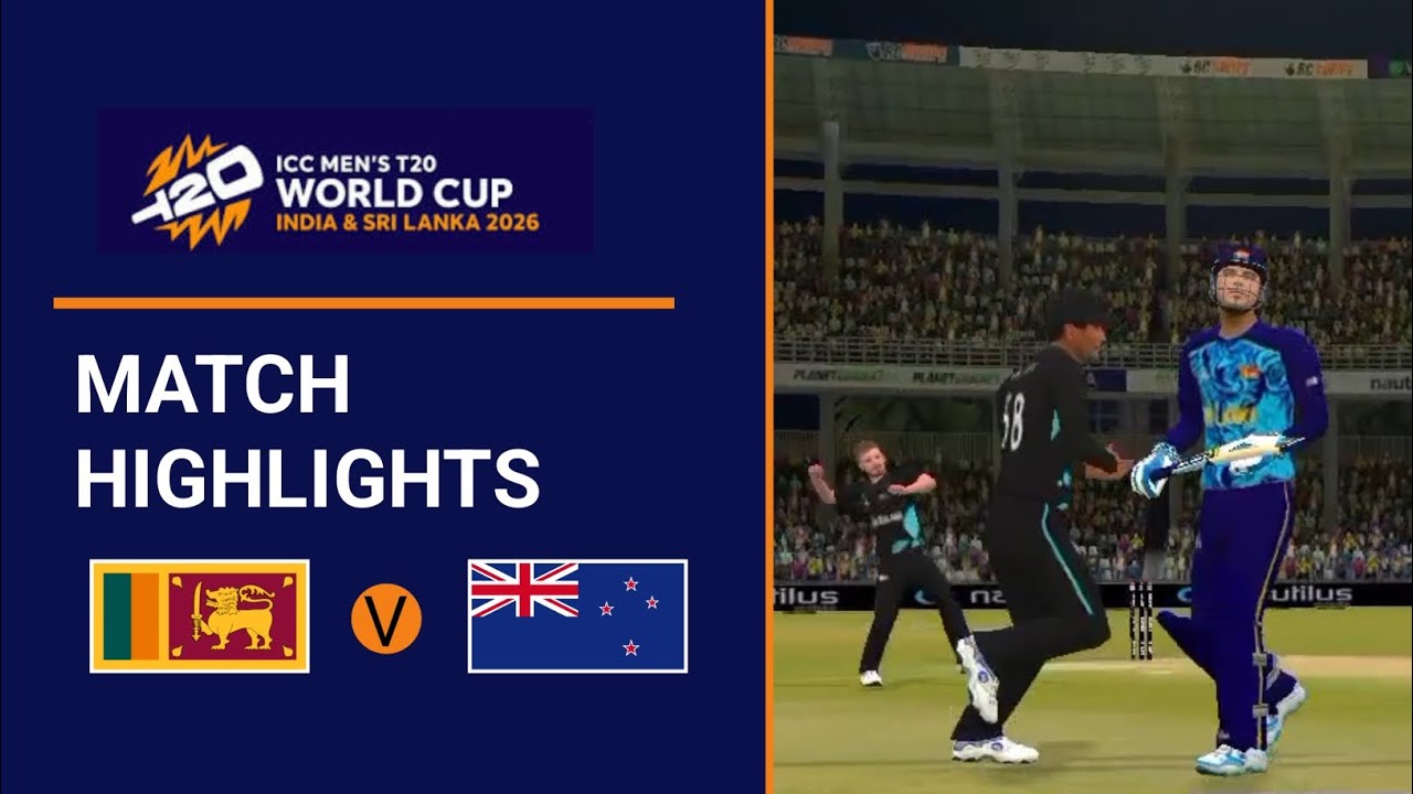 T20I Wold Cup Super 8 | Match Highlights | Sri lanka 🆚 New Zealand | RC Swipe Game Play
