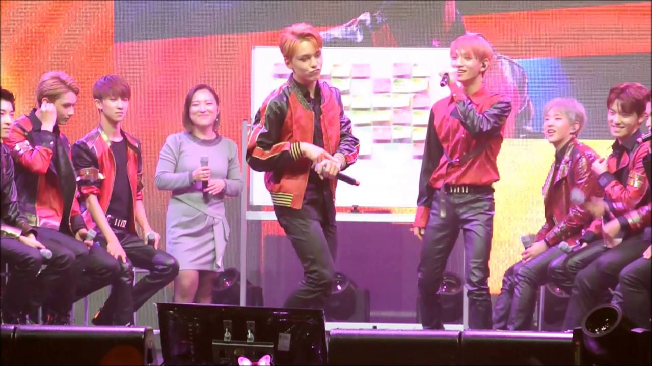 160828 Vernon dancing to '24 hours'